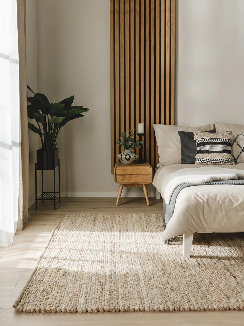 Wool Rug Finn Beige