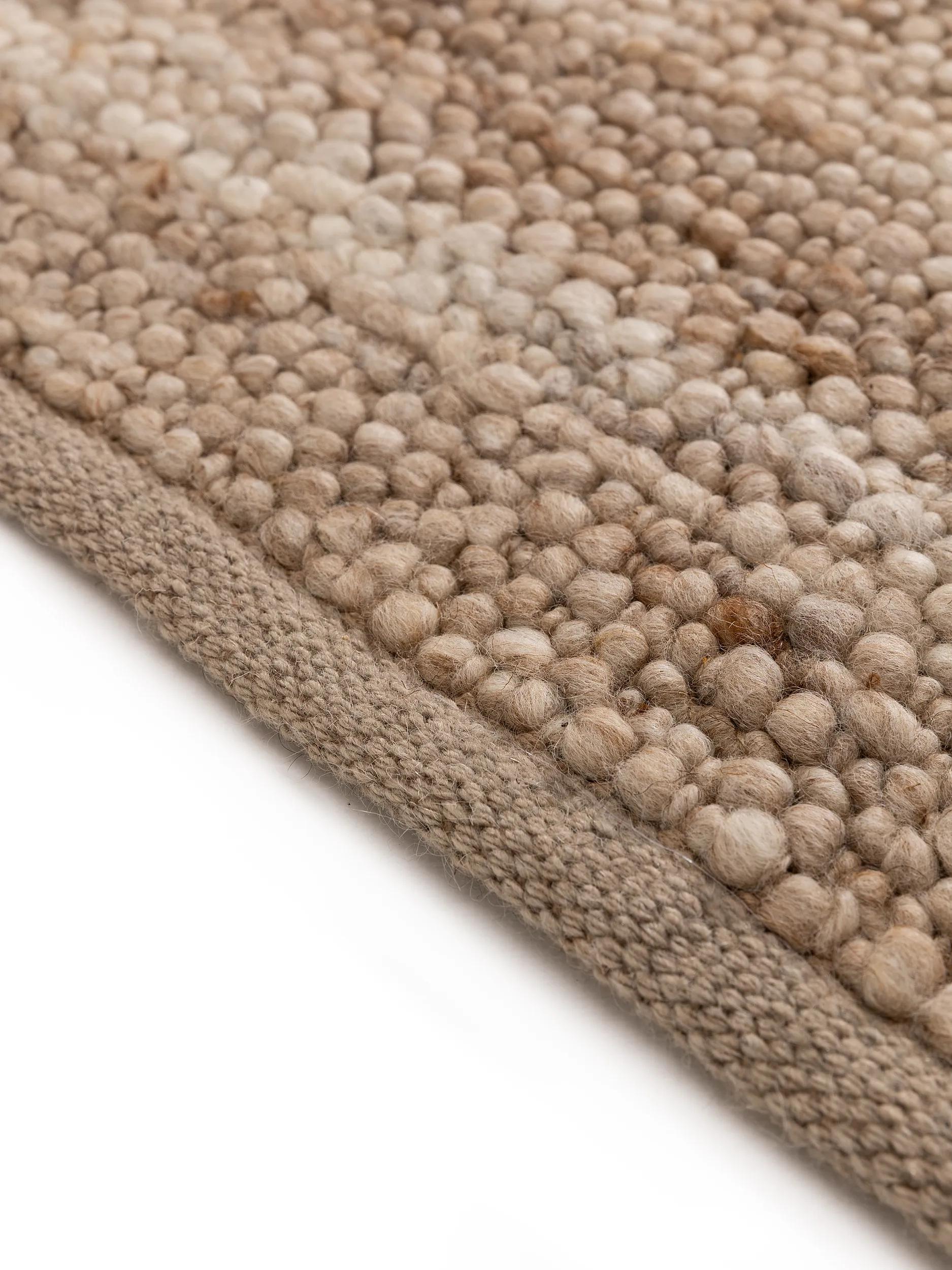 Wollteppich Finn Beige