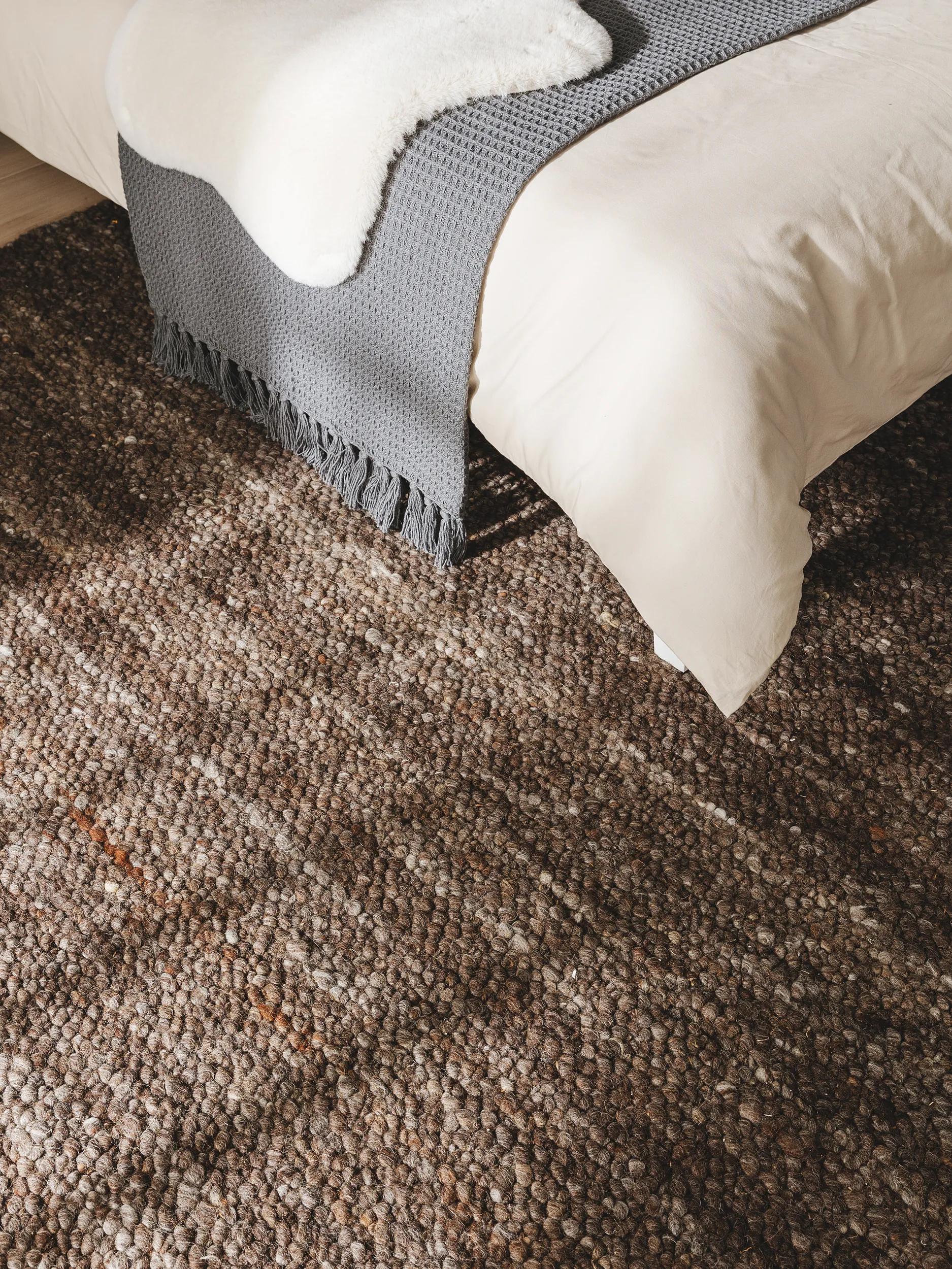 Wool Rug Finn Brown