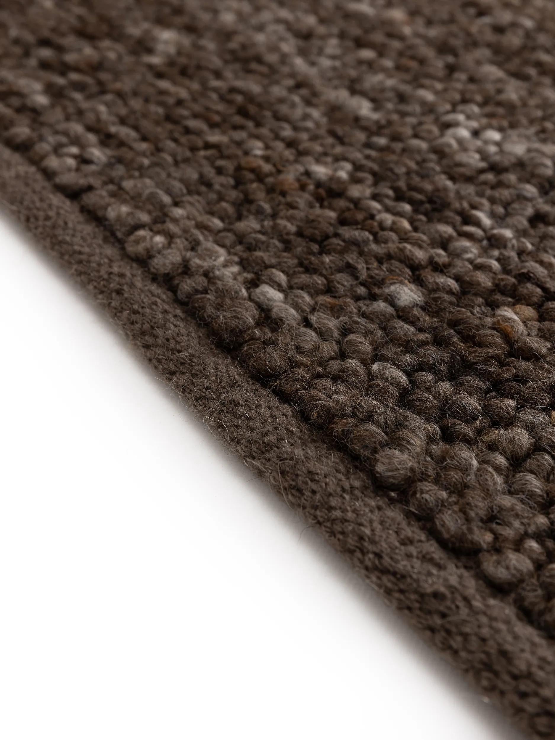 Wool Rug Finn Brown