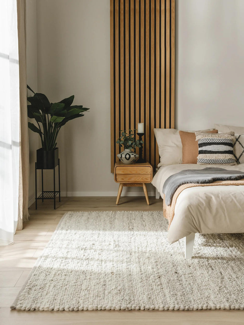 Wool Rug Finn Ivory Grey