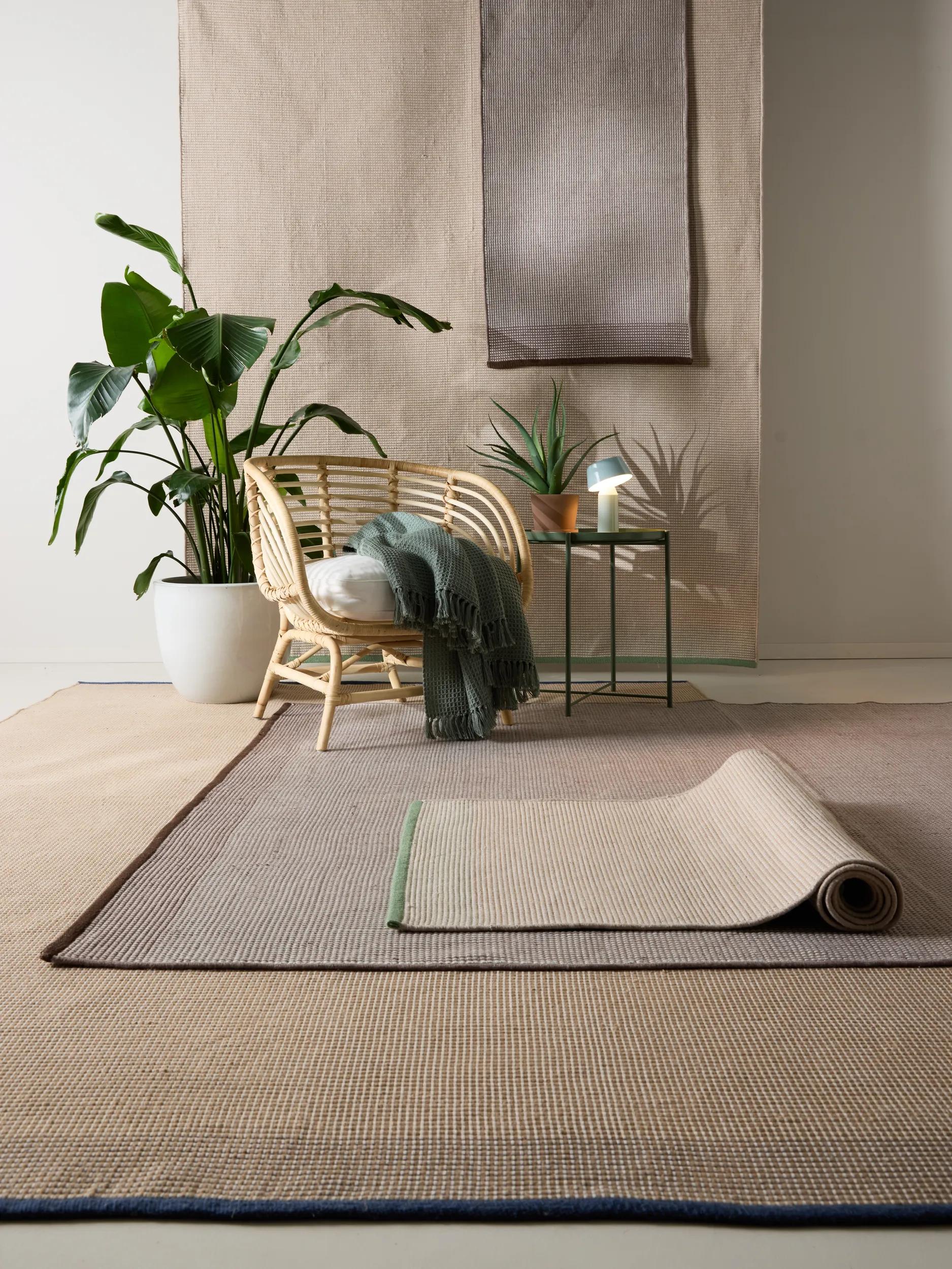 In- & Outdoor Runner Fion Beige/Green