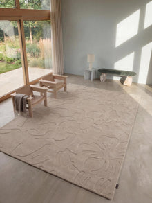 Wool Rug Fiore Taupe