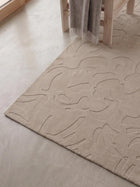 Wool Rug Fiore Taupe