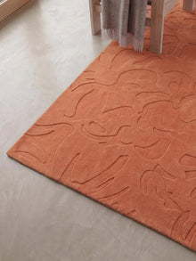 Wool Rug Fiore Terracotta