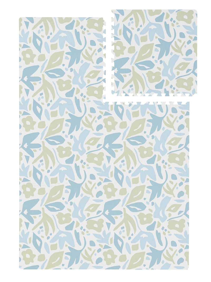 Playmat Flora Blue