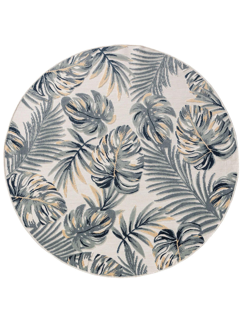 Alfombra para interior y exterior Flora multicolor