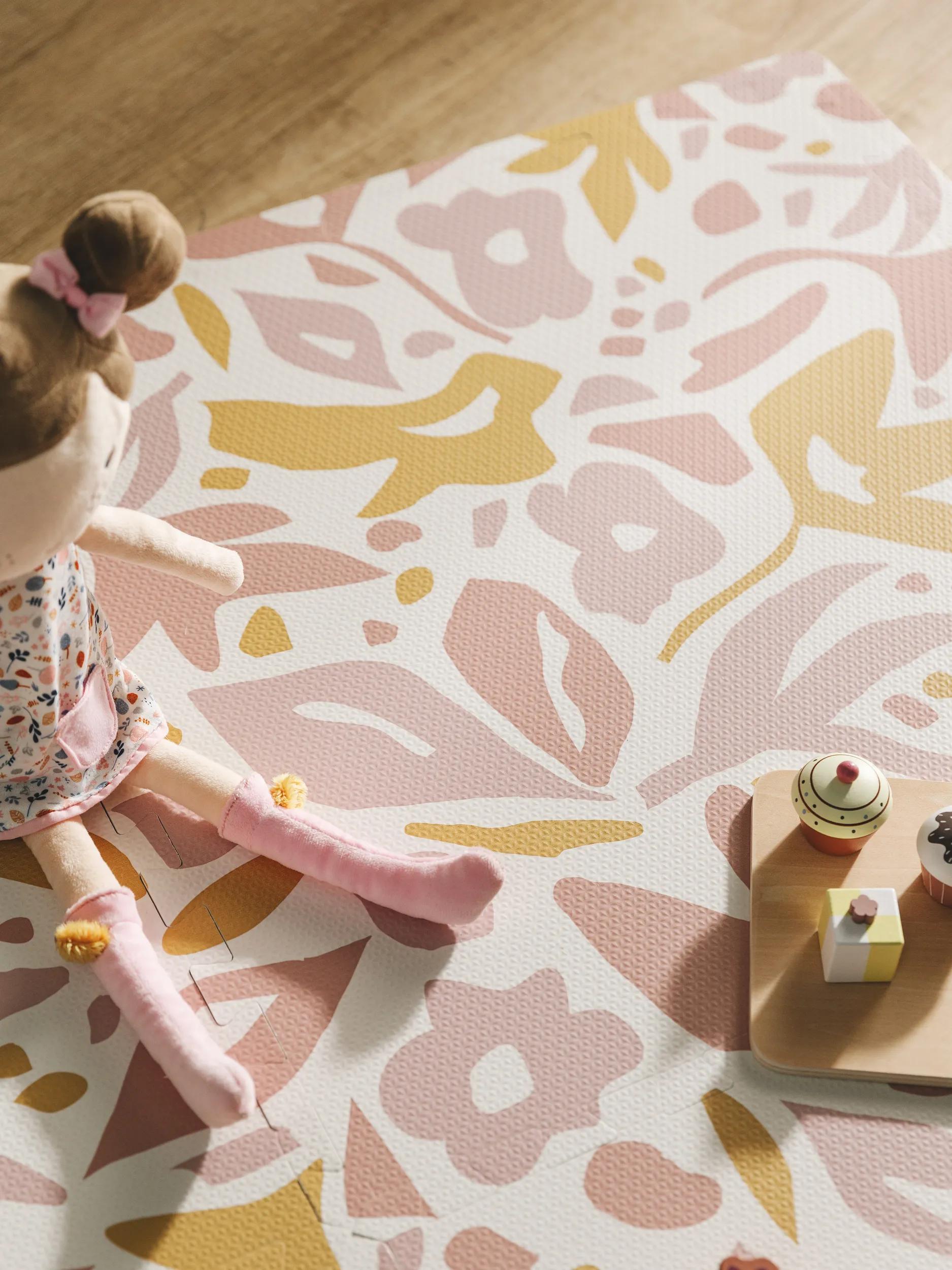 Tapis de jeu Flora Rose