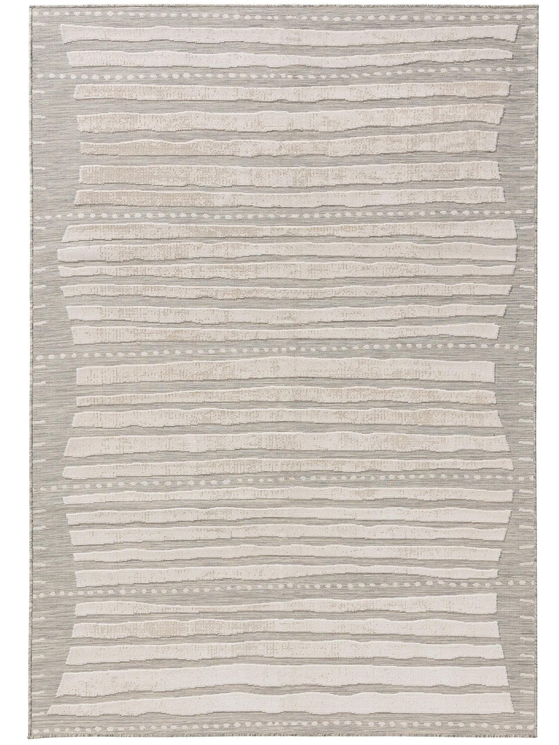 In- & Outdoor Rug Flora Grey