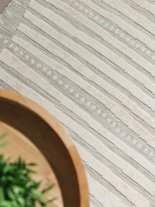 In- & Outdoor Runner Flora Grey