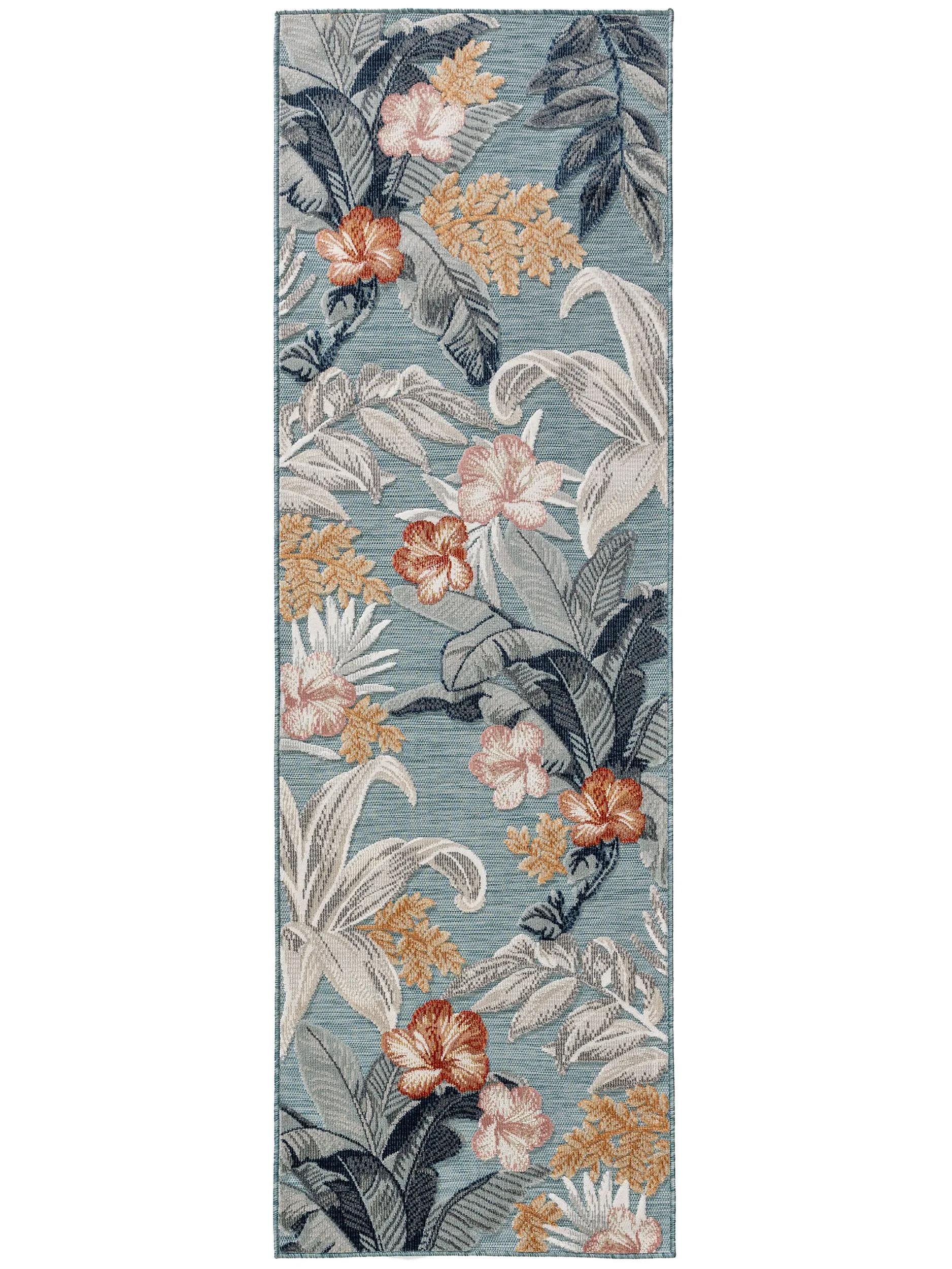 In- & Outdoor Runner Flora Multicolour