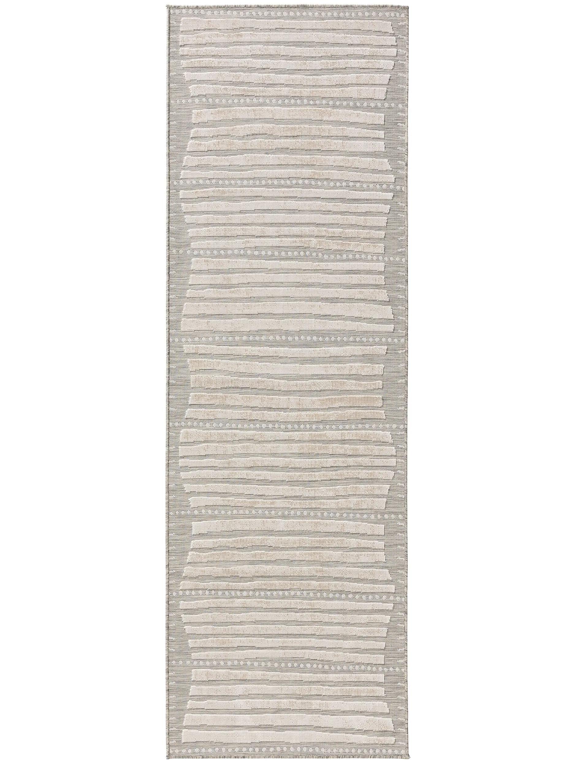 In- & Outdoor Runner Flora Grey