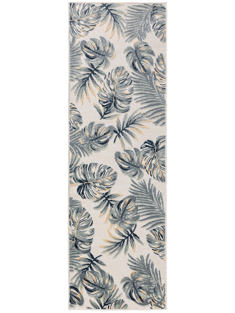 Alfombra para interior y exterior Flora multicolor