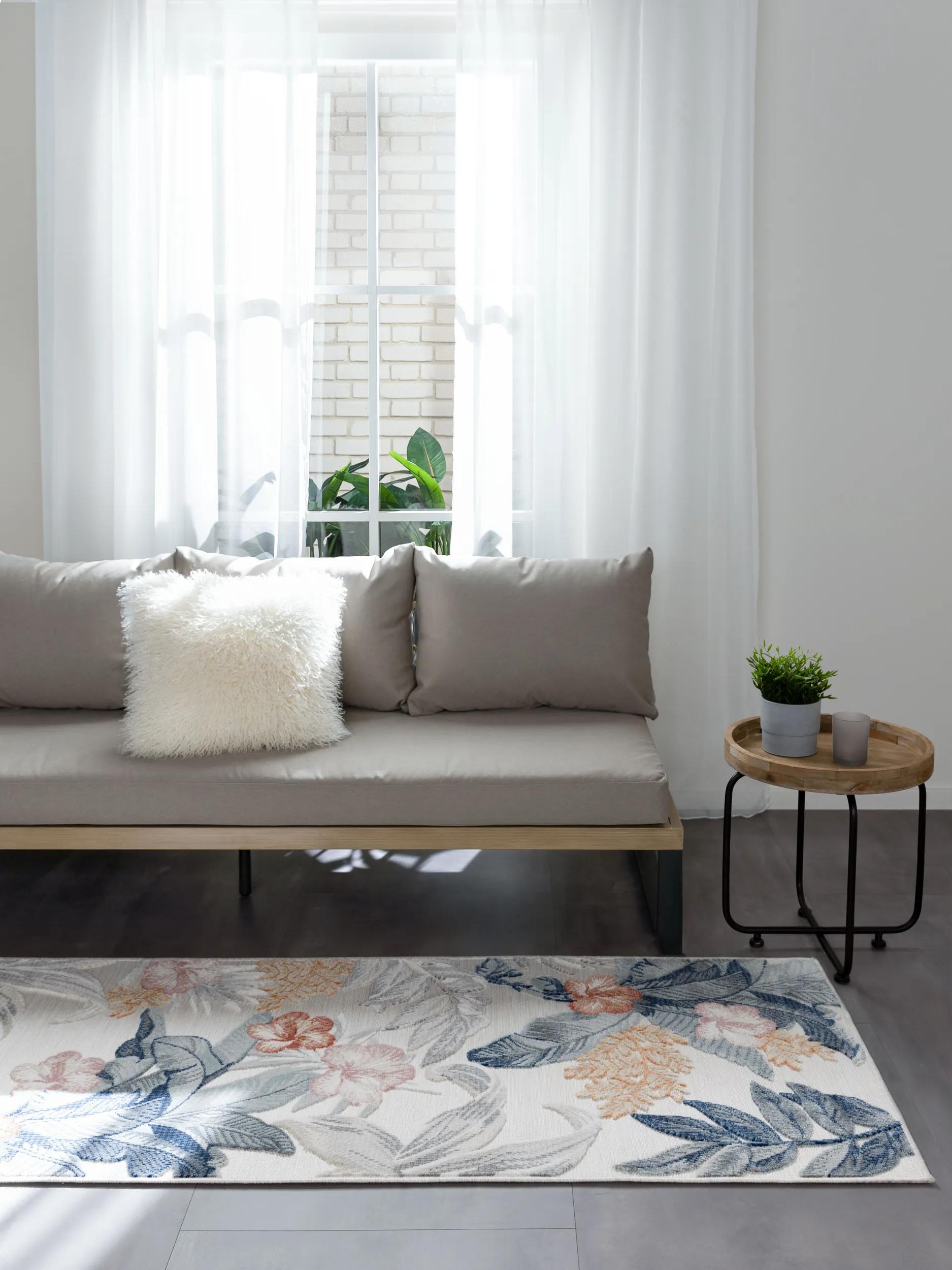 In- & Outdoor Runner Flora Multicolour