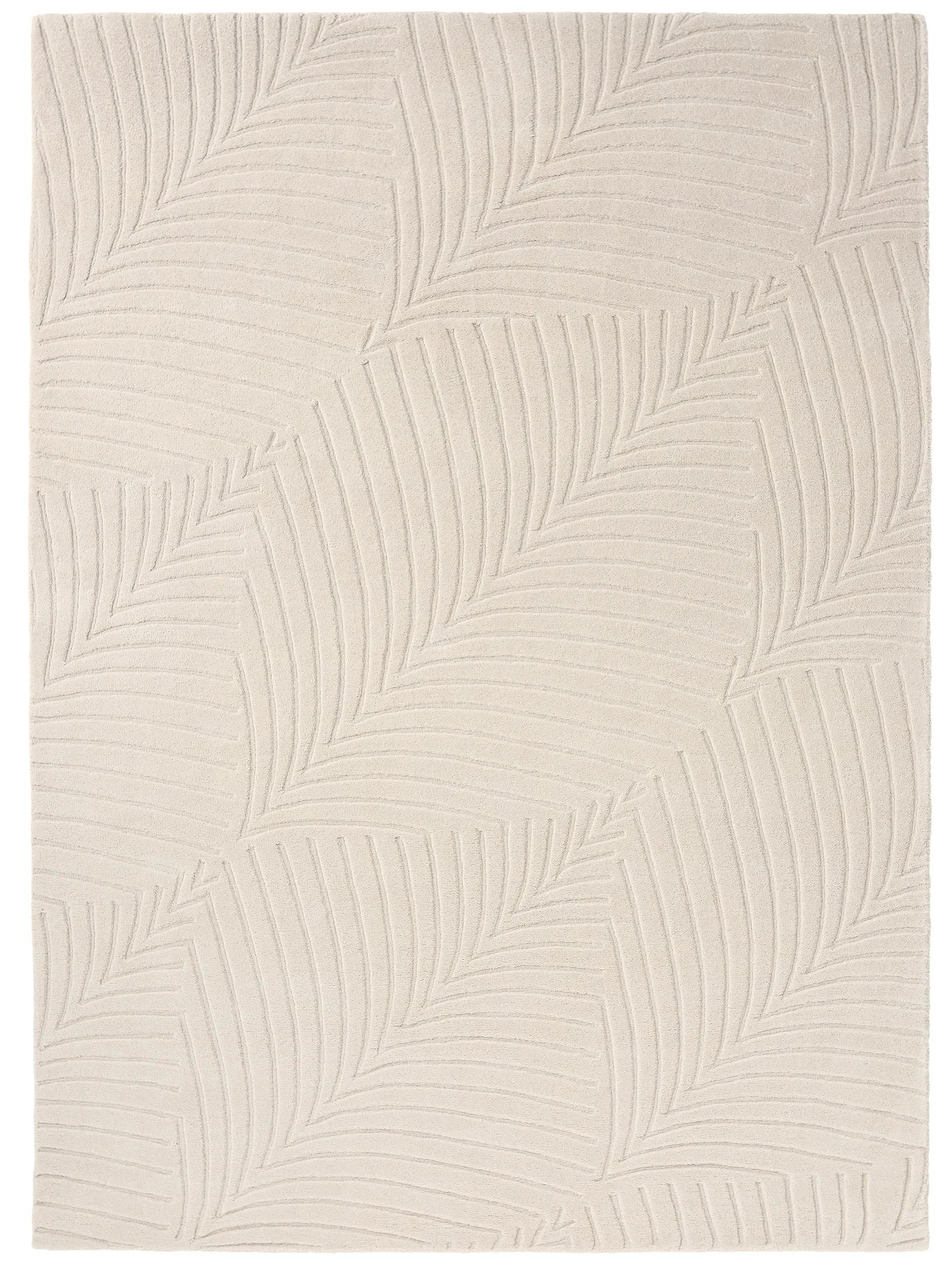 Wool Rug Folia Ivory