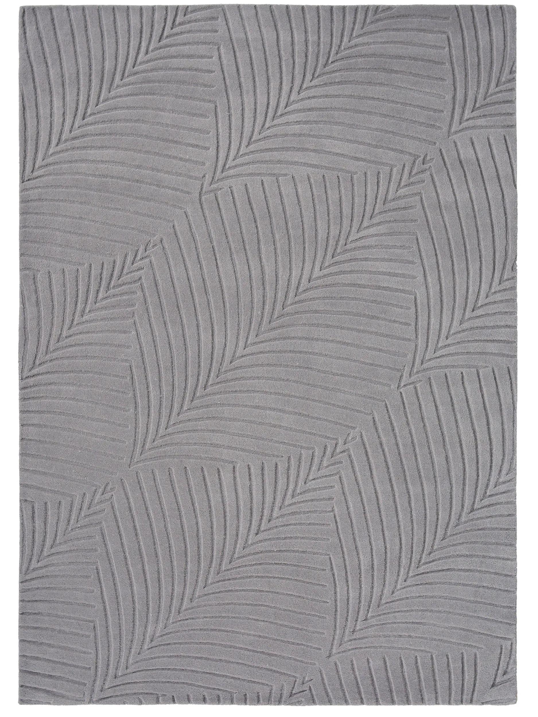 Wool Rug Folia Grey