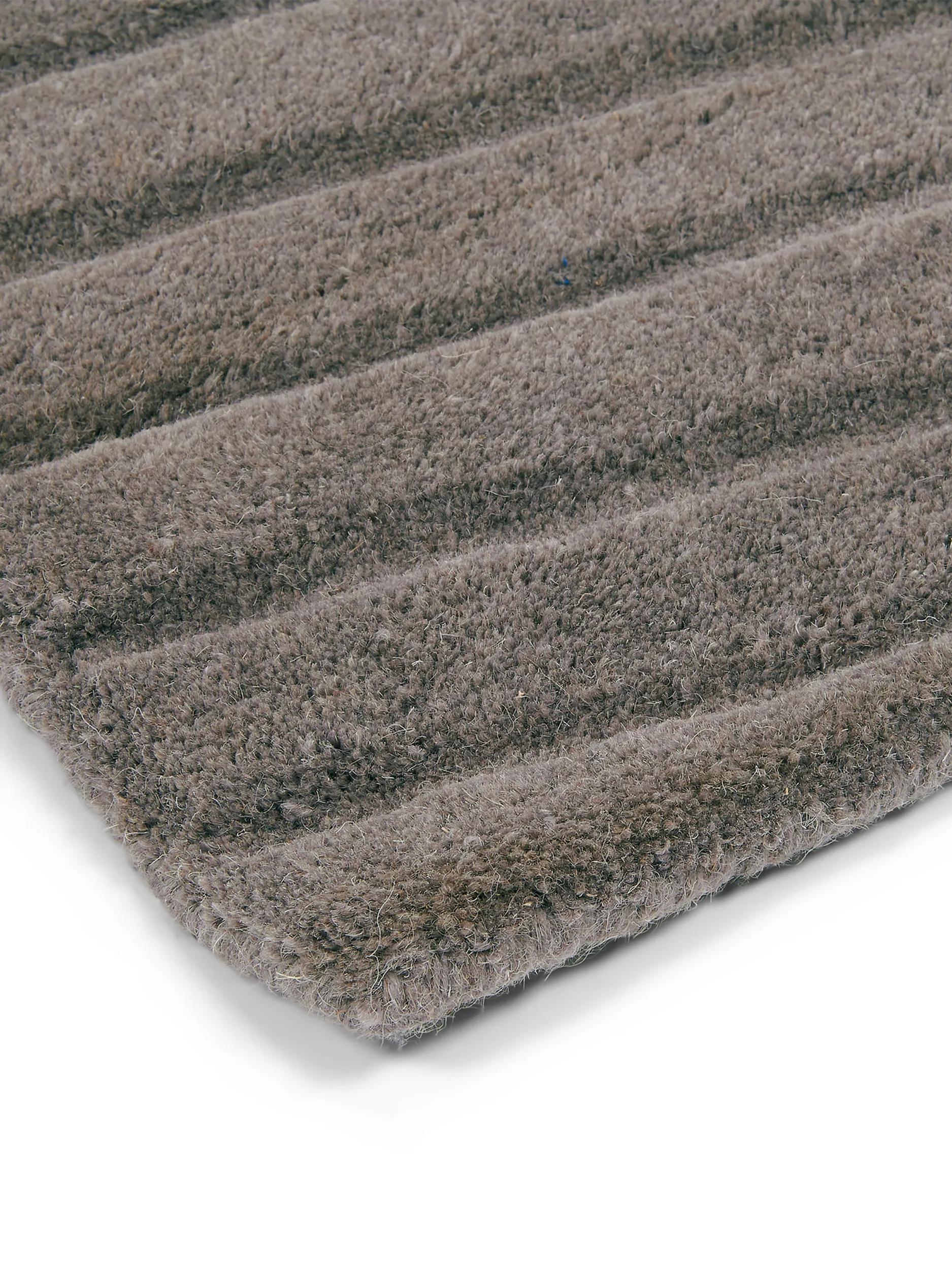 Wool Rug Folia Grey