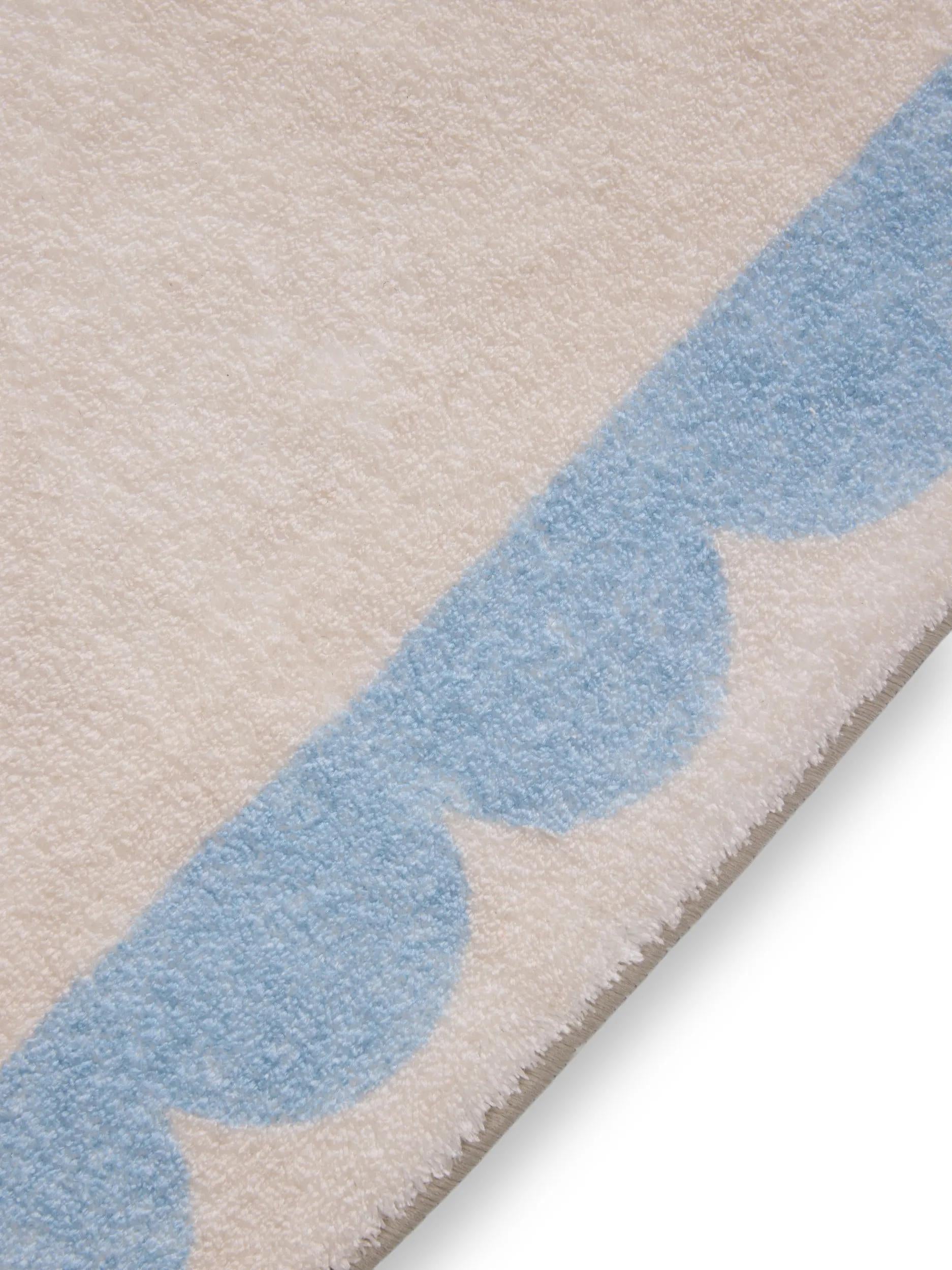 Bath Rug Frame Blue