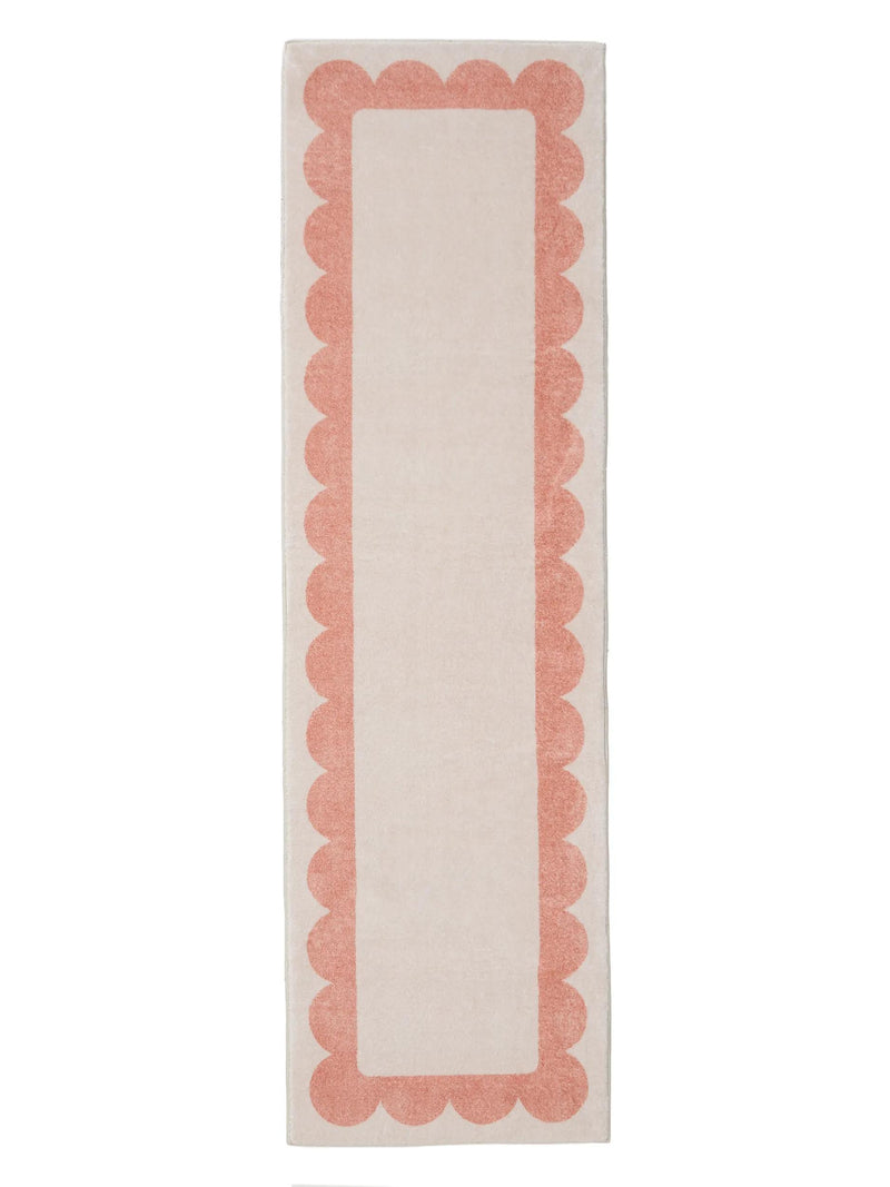 Waschbarer Teppichrahmen Orange