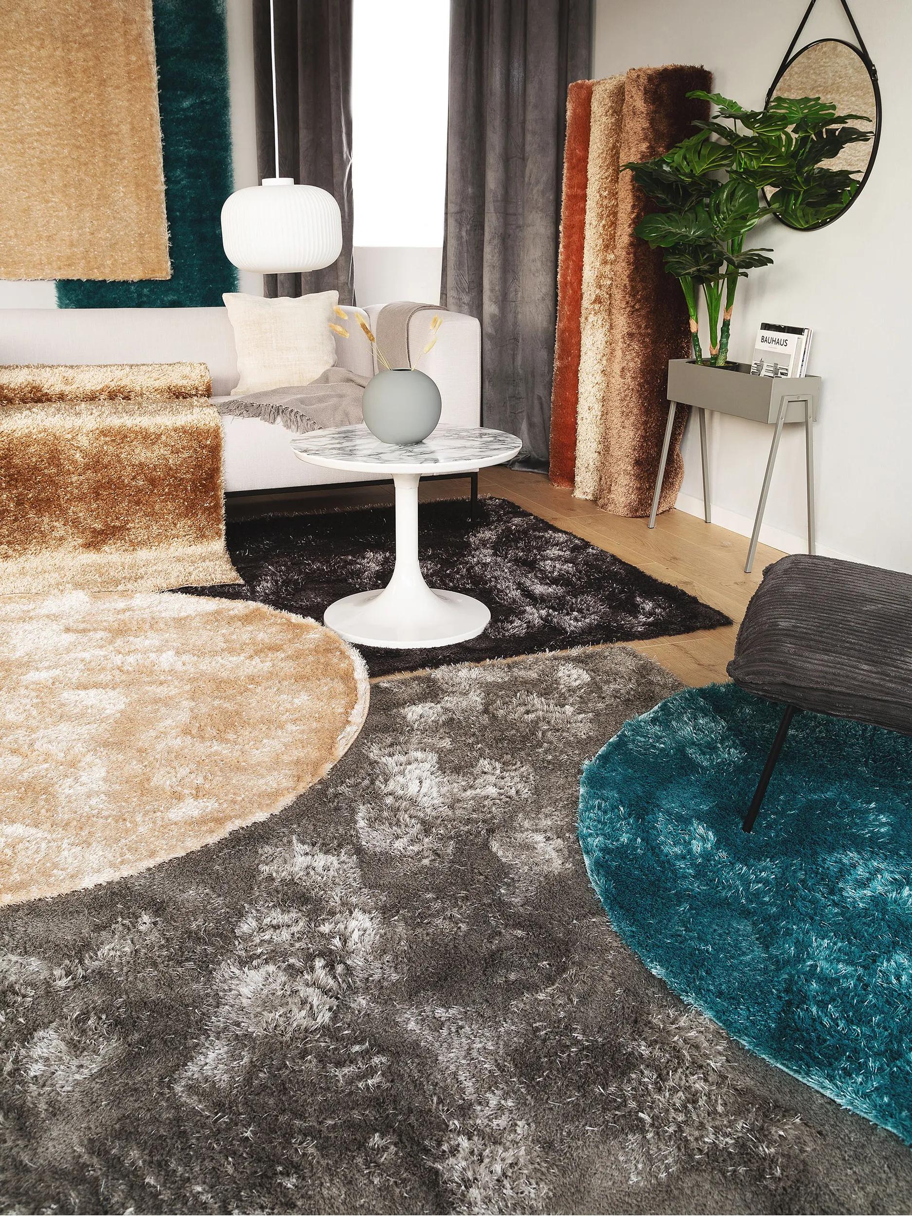 Shaggy rug Francis Light Grey