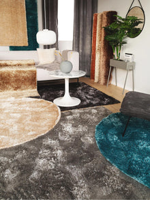 Shaggy rug Francis Light Grey