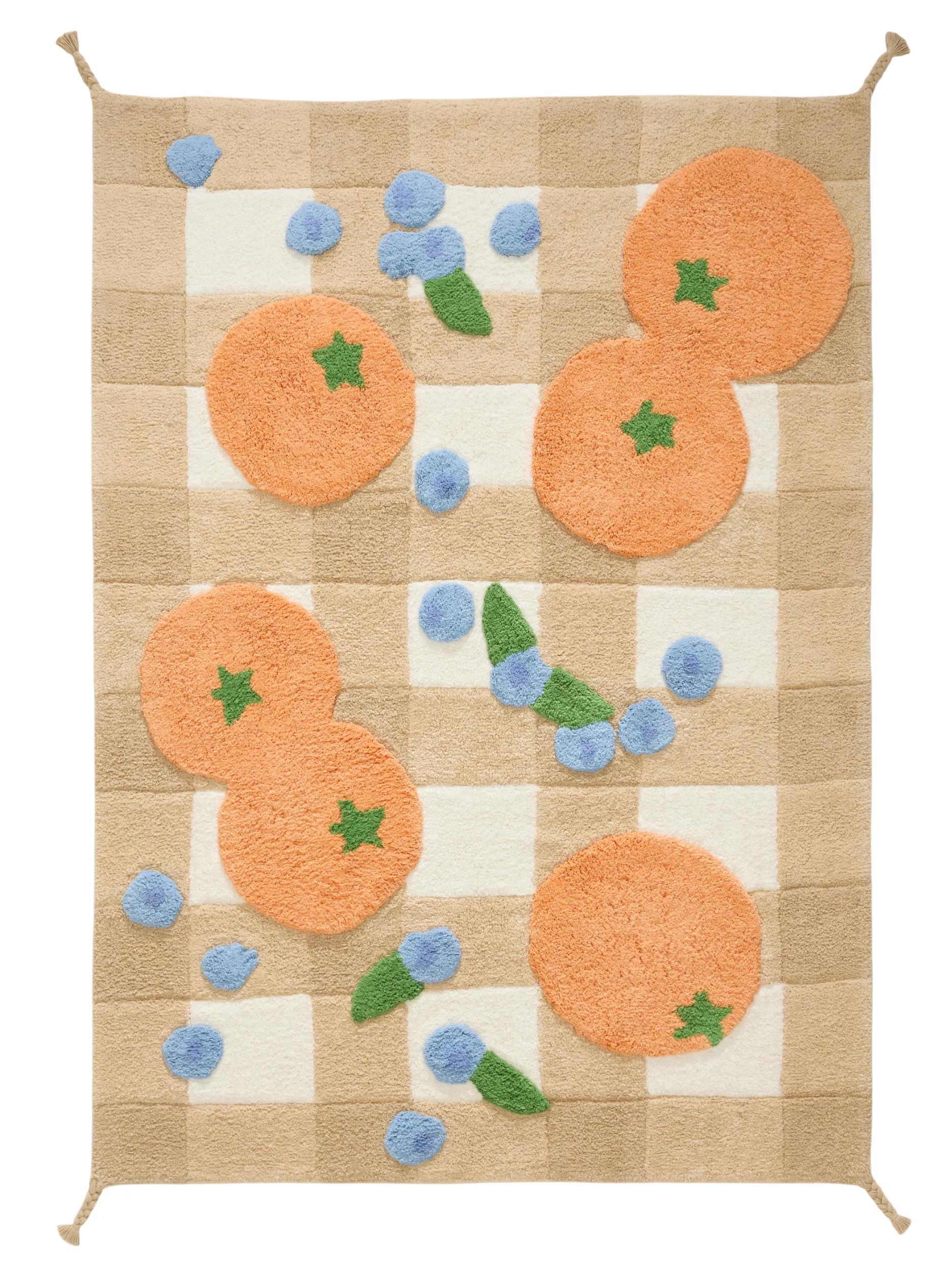 Kids Rug Franzi Beige/Orange