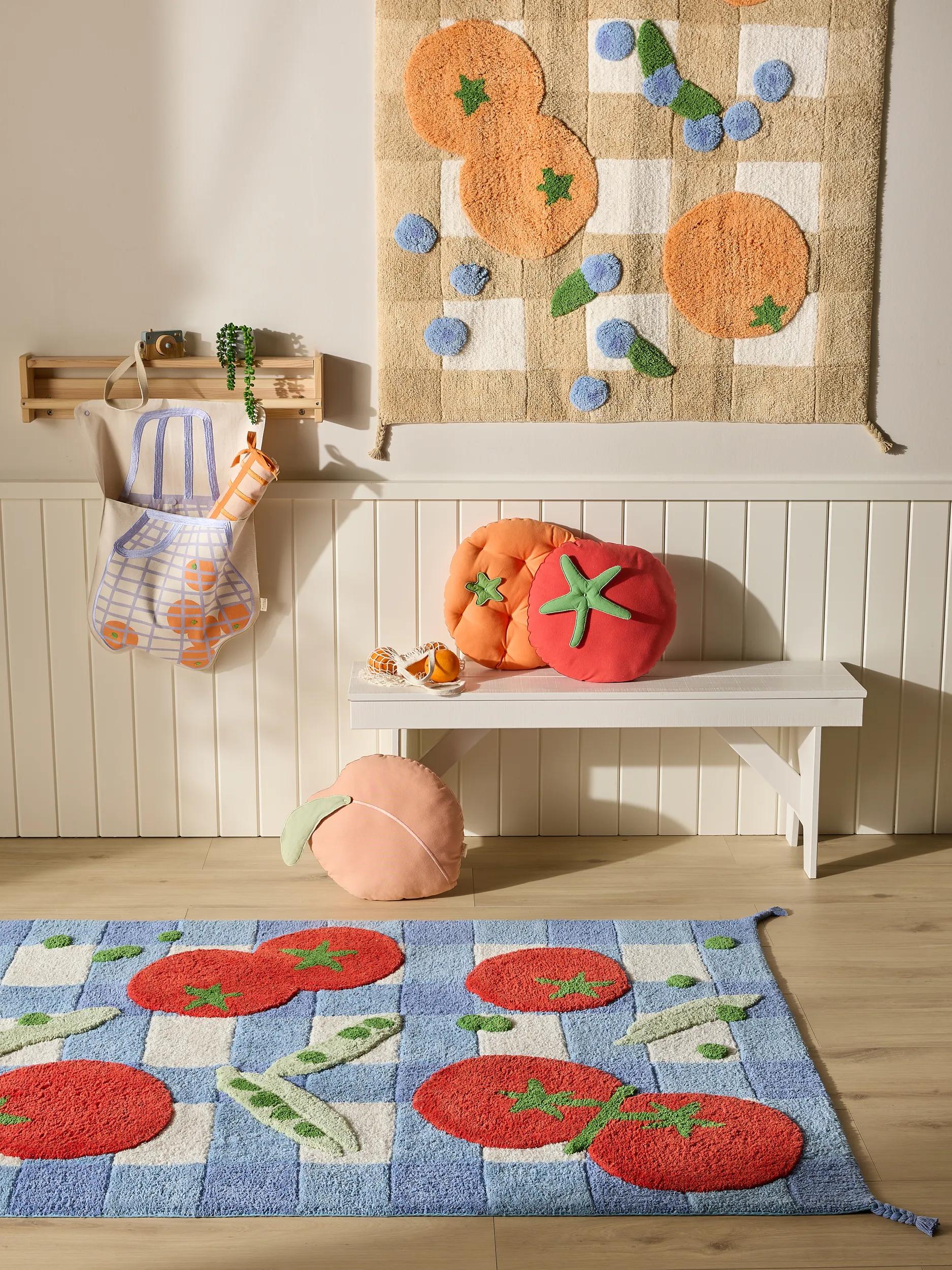 Kids Rug Franzi Beige/Orange