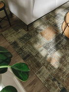 Flat Weave Rug Frencie Beige/Blue