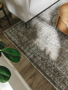 Alfombra de tejido plano Frencie gris