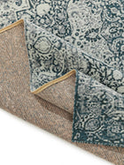 Alfombra de tejido plano Frencie azul