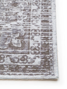 Alfombra de tejido plano Frencie gris