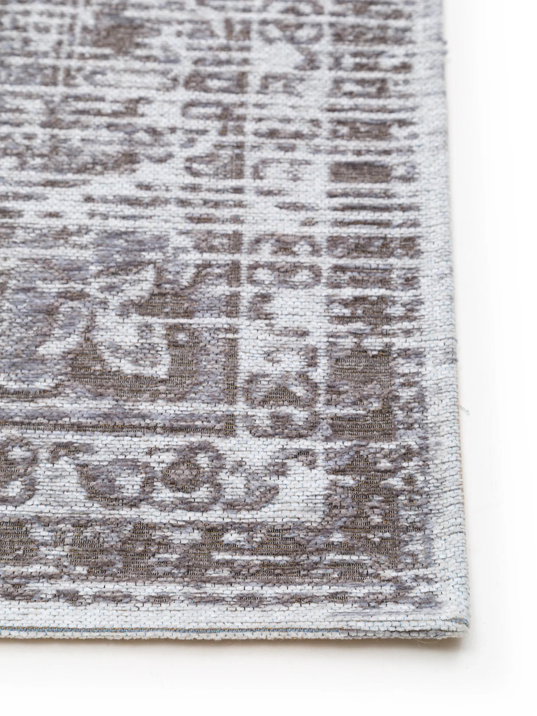 Alfombra de tejido plano Frencie gris