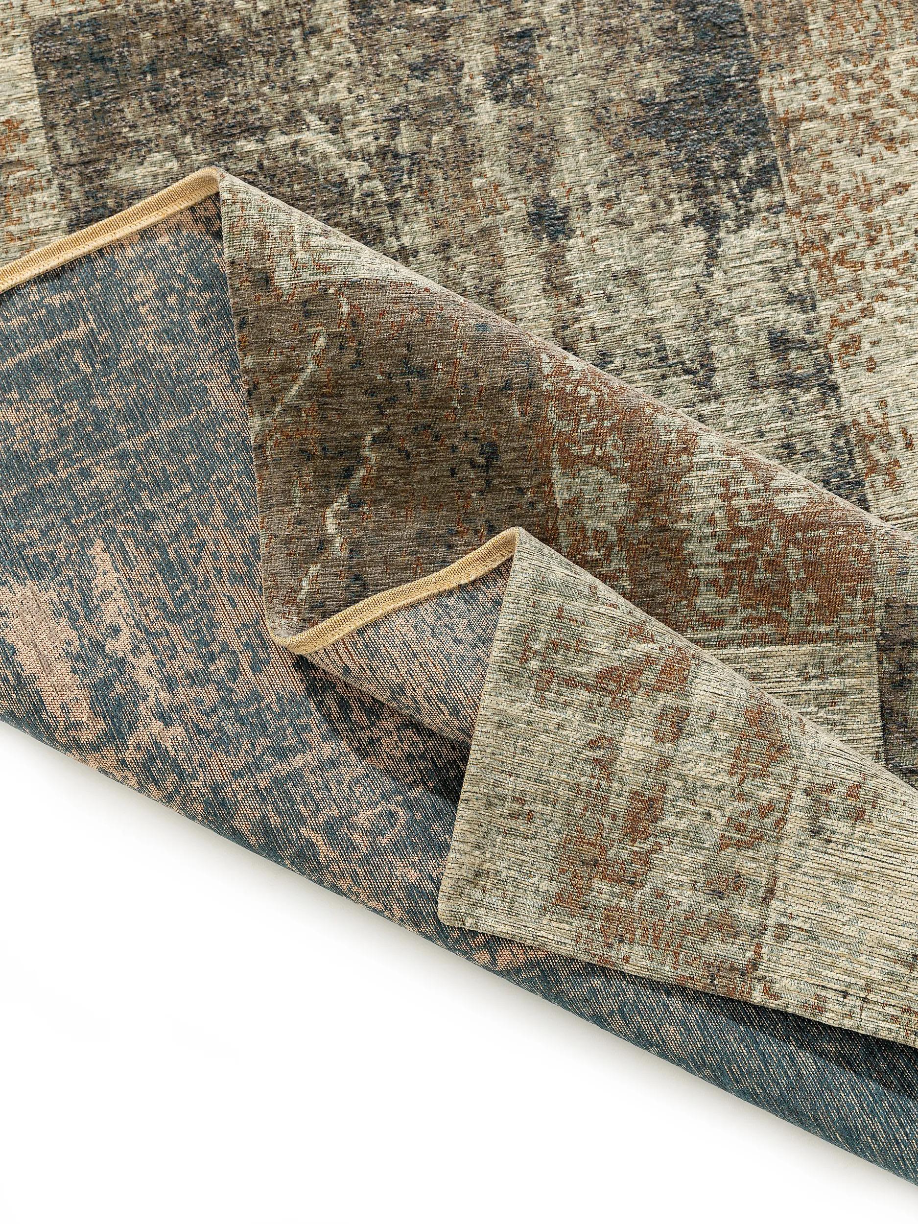 Flat Weave Rug Frencie Beige/Blue