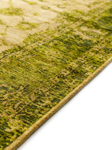 Flachgewebter Teppich Frencie Grün