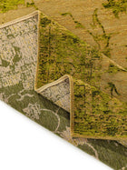 Flachgewebter Teppich Frencie Grün