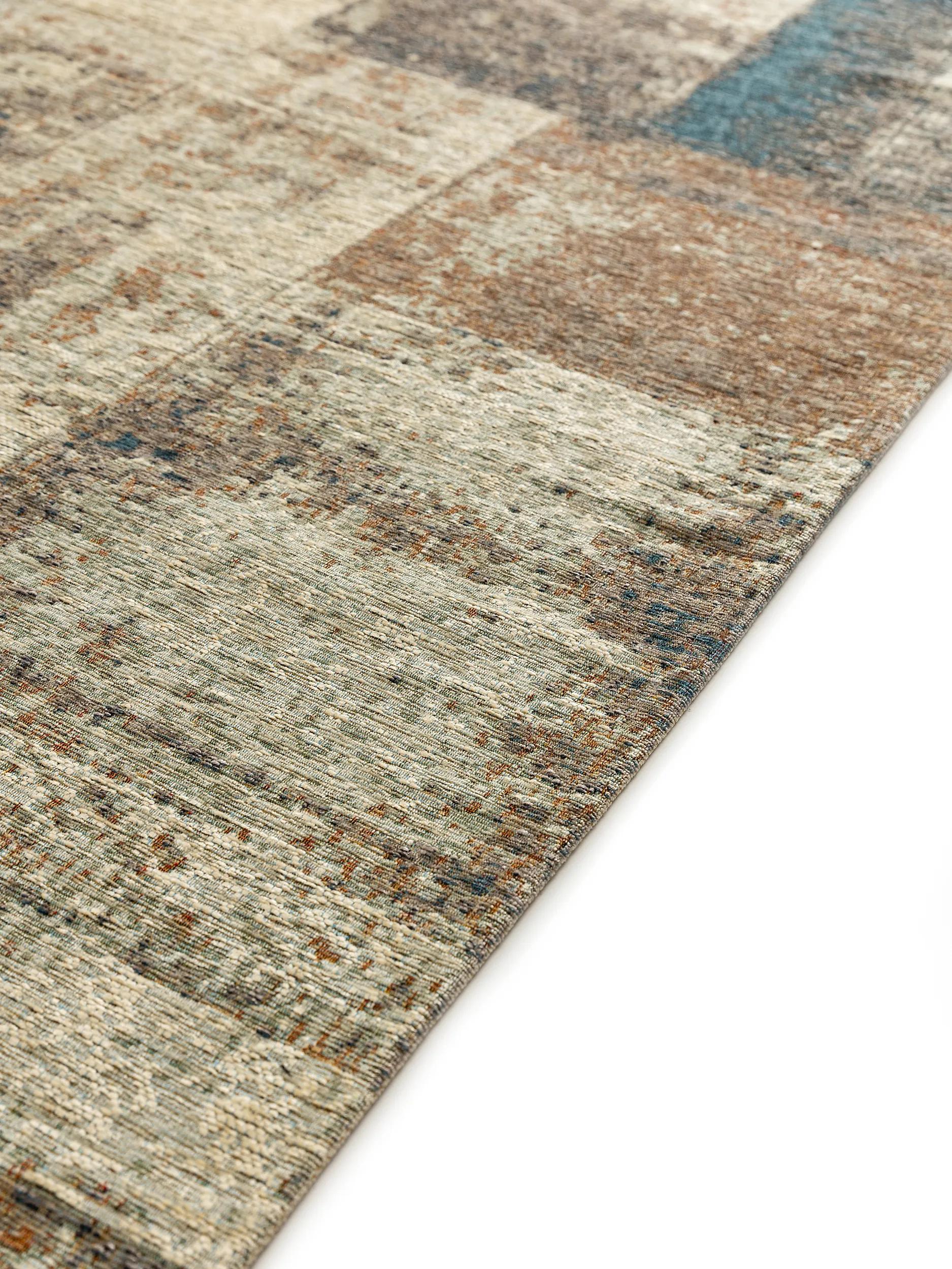Flat Weave Rug Frencie Beige/Blue