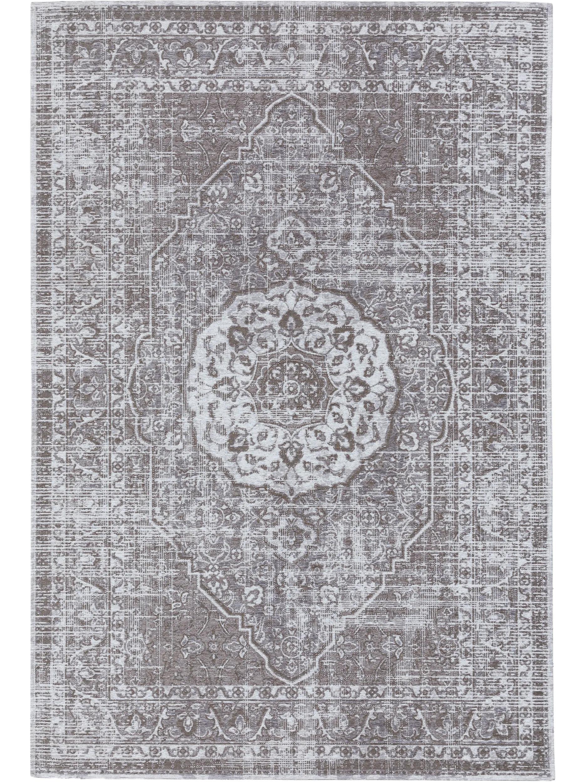 Alfombra de tejido plano Frencie gris