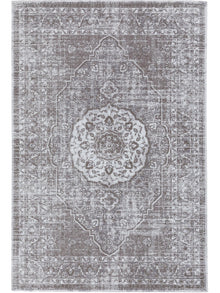 Alfombra de tejido plano Frencie gris
