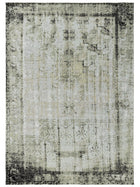 Tapis à tissage plat Frencie Noir/Gris