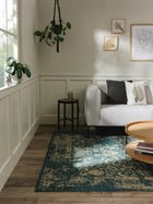 Flat Weave Rug Frencie Blue