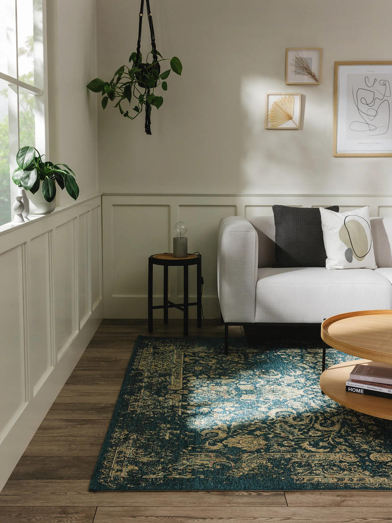 Flat Weave Rug Frencie Blue