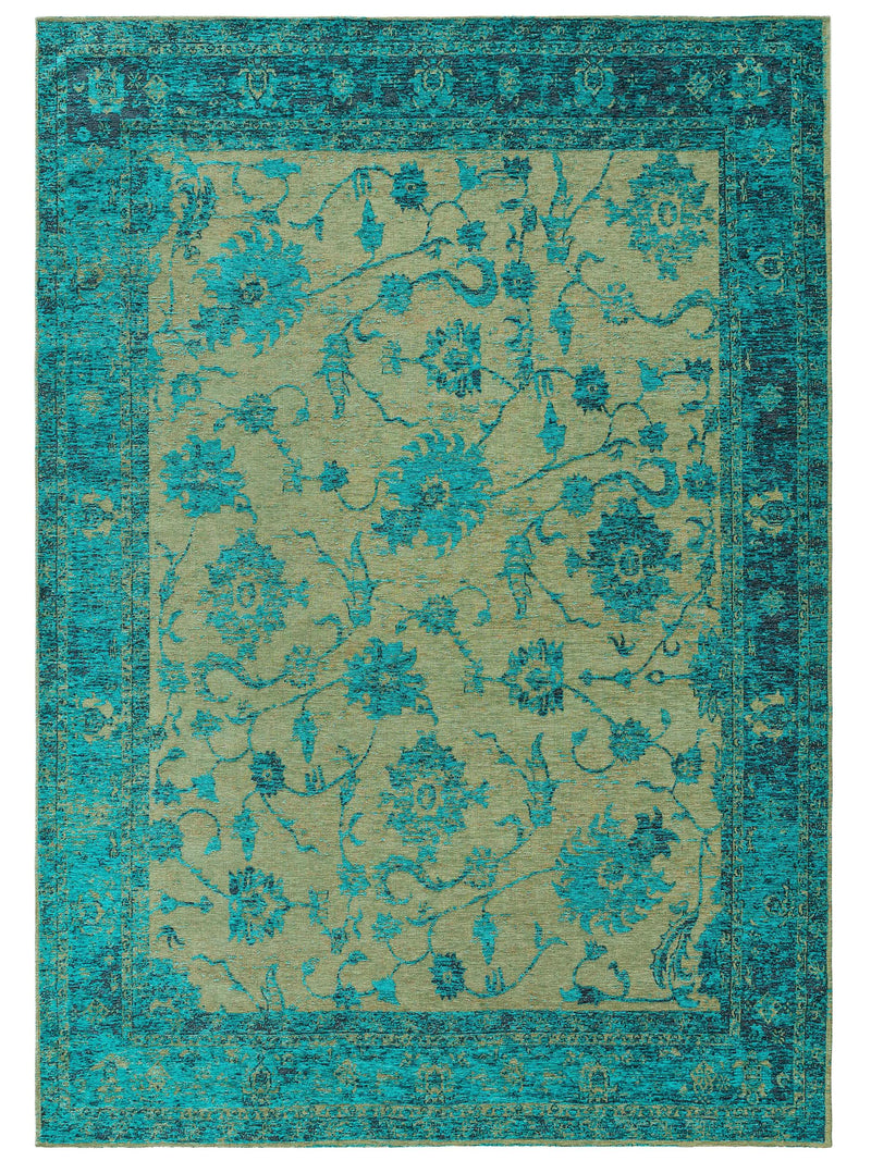 Flat Weave Rug Frencie Turquoise