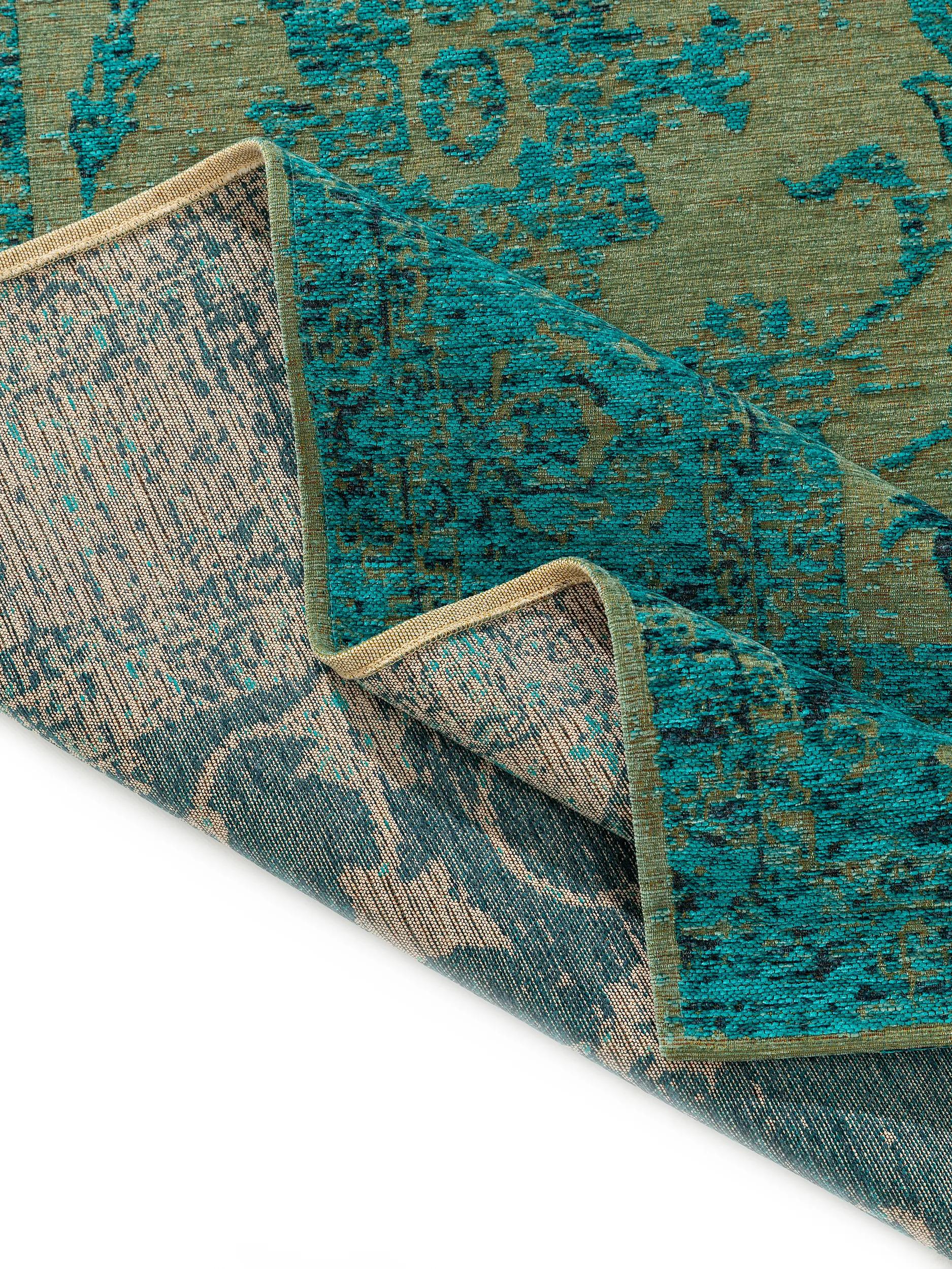 Flat Weave Rug Frencie Turquoise