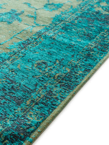 Flat Weave Rug Frencie Turquoise