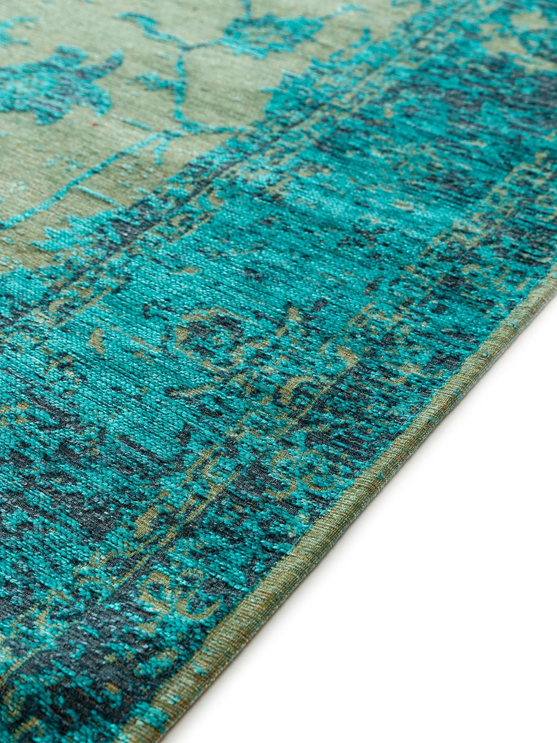 Flat Weave Rug Frencie Turquoise