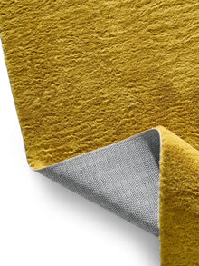 Faux Fur Rug Furry Yellow