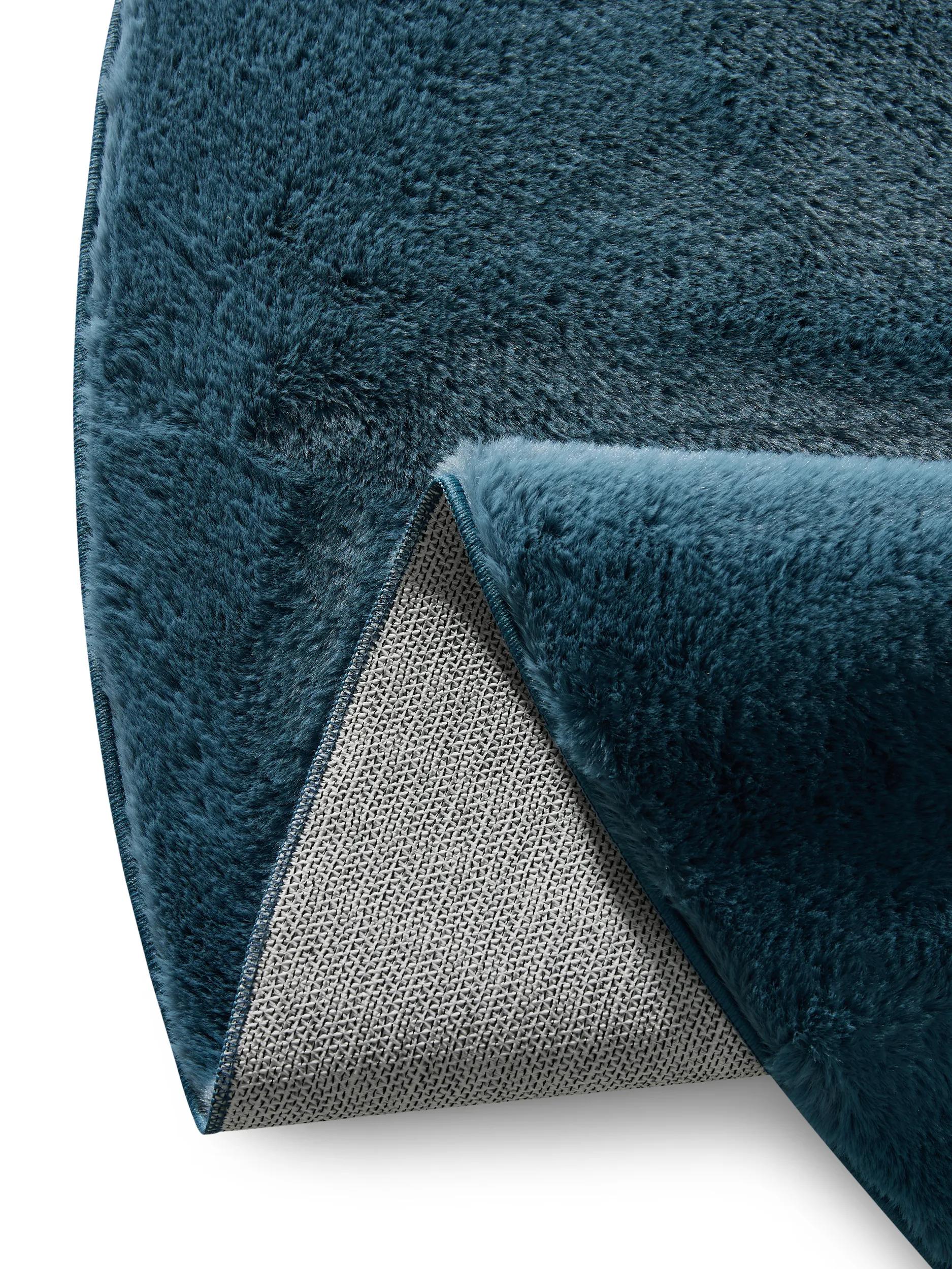 Faux Fur Rug Furry Turquoise