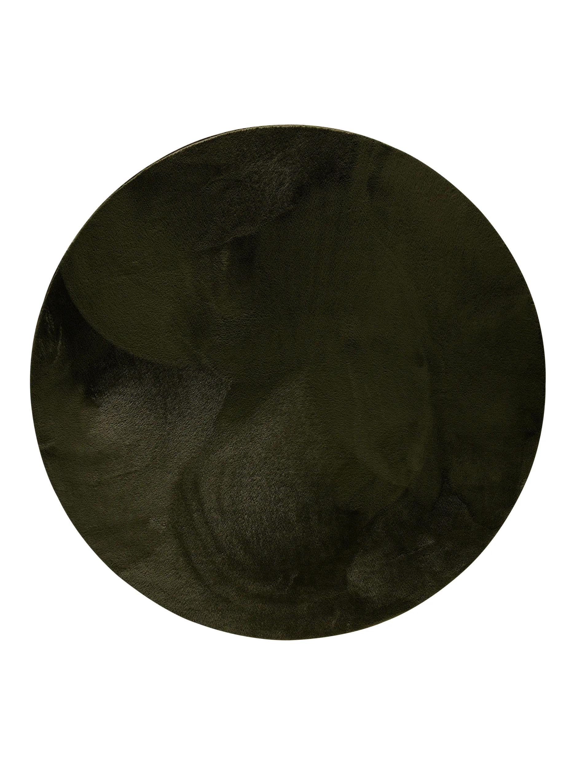Faux Fur Rug Furry Olive green