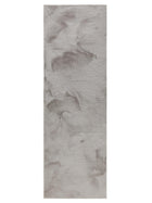 Faux Fur Rug Furry Light Grey