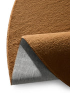 Faux Fur Rug Furry Light Brown